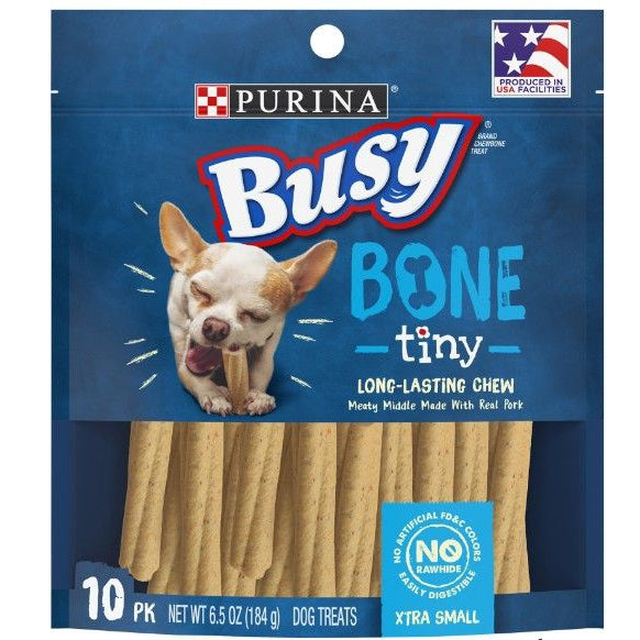 Purina Busy Bone Real Meat Dog Treats Tiny-Dog-Purina-6.5 oz-