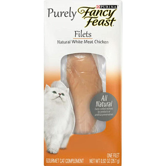 Purina Fancy Feast Purely Natural Filets White Meat Chicken-Cat-Purina-0.92 oz-