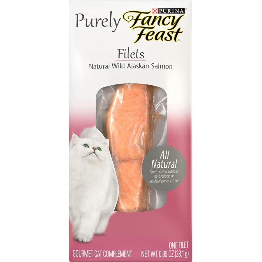Purina Fancy Feast Purely Natural Filets Alaskan Salmon-Cat-Purina-0.99 oz-