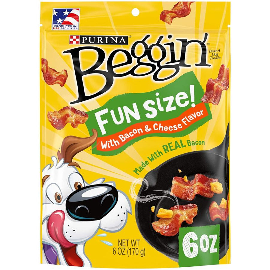 Purina Beggin' Strips Bacon and Cheese Flavor Fun Size-Dog-Purina-6 oz-