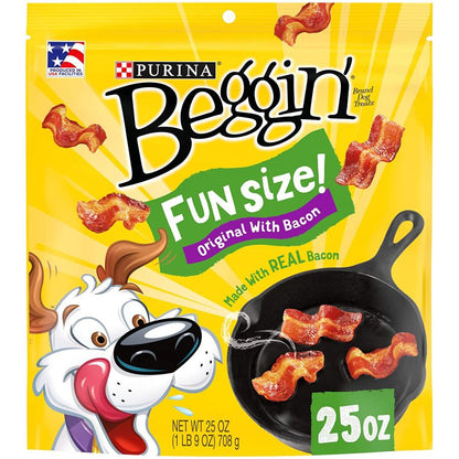 Purina Beggin' Strips Bacon Flavor Fun Size-Dog-Purina-25 oz-