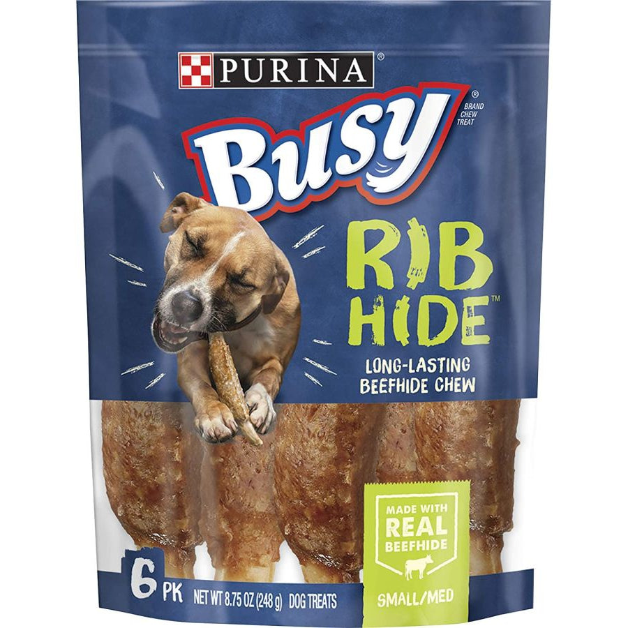 Purina Busy RibHide Chew Treats for Dogs Original-Dog-Purina-8.75 oz-