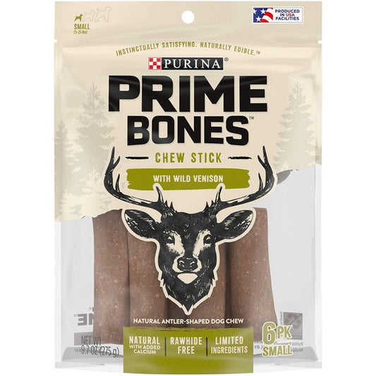 Purina Prime Bones Dog Chew Filled with Wild Venison Small-Animals & Pet Supplies-BimBimPet-