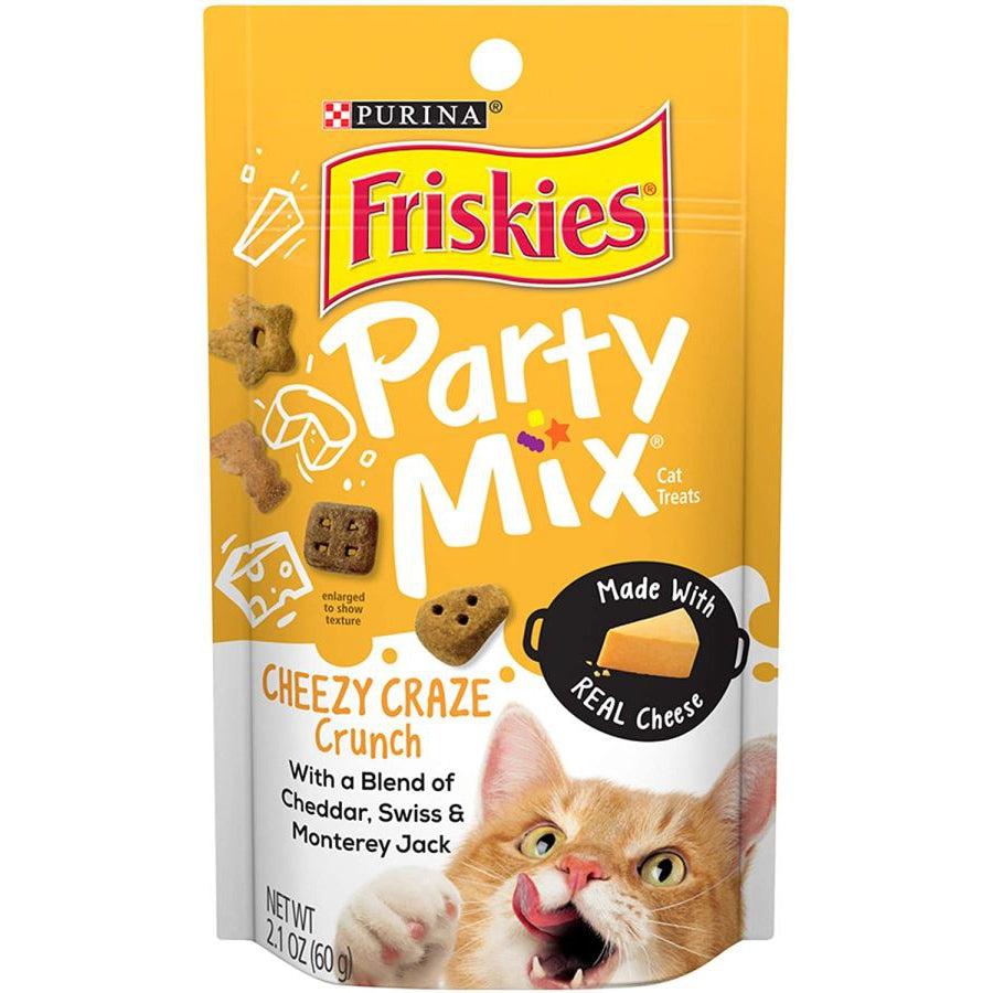 Friskies Party Mix Crunch Treats Cheezy Craze-Cat-Friskies-2.1 oz-