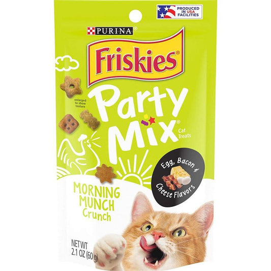 Friskies Party Mix Crunch Treats Morning Munch-Cat-Friskies-2.1 oz-