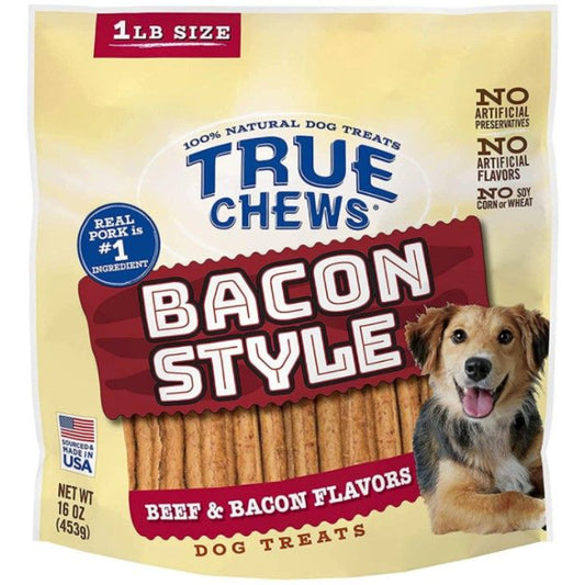 True Chews Bacon Style Dog Treats Beef and Bacon Flavor-Animals & Pet Supplies-BimBimPet-