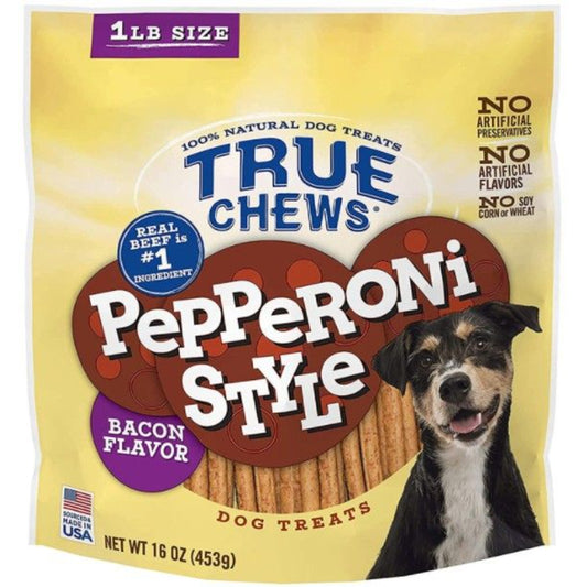 True Chews Pepperoni Style Dog Treats Bacon Flavor-Animals & Pet Supplies-BimBimPet-