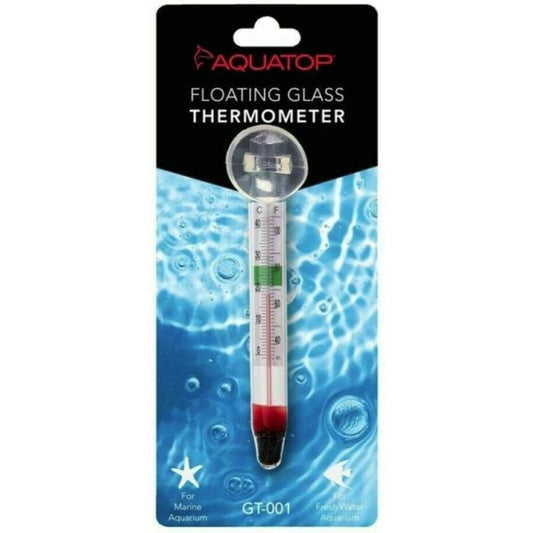 Aquatop Glass Aquarium Thermometer with Suction Cup-Fish-Aquatop-1 count-