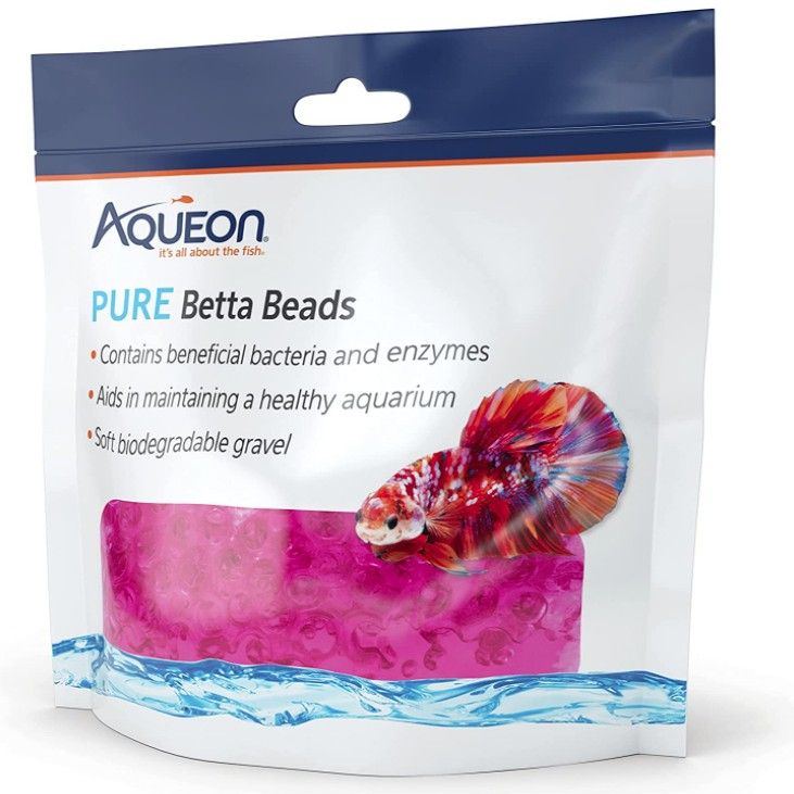 Aqueon Pure Betta Beads Pink-Fish-Aqueon-1 count-