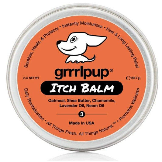 Grrrlpup Oatmeal Itch Balm-Dog-Grrrlpup-2 oz-