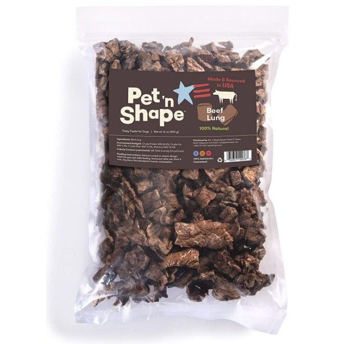 Pet n Shape Beef Lung Dog Treat-Dog-Pet 'n Shape-1 lb-