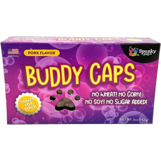 Spunky Pup Buddy Caps Pork Flavored Treats-Dog-Spunky Pup-1 count-