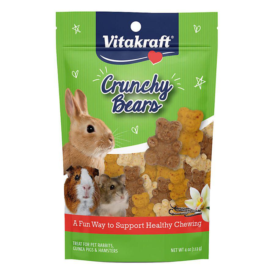 Vitakraft Crunchy Bears Small Animal Treat-Small Pet-Vitakraft-4 oz-