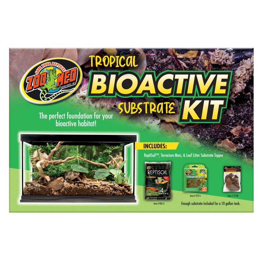 Zoo Med Tropical Bioactive Substrate Kit-Reptile-Zoo Med-1 count-