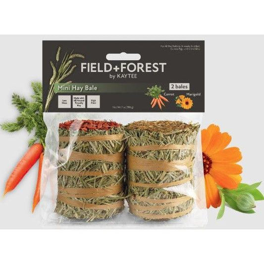 Kaytee Field and Forest Mini Hay Bale Carrot and Marigold-Small Pet-Kaytee-2 count-