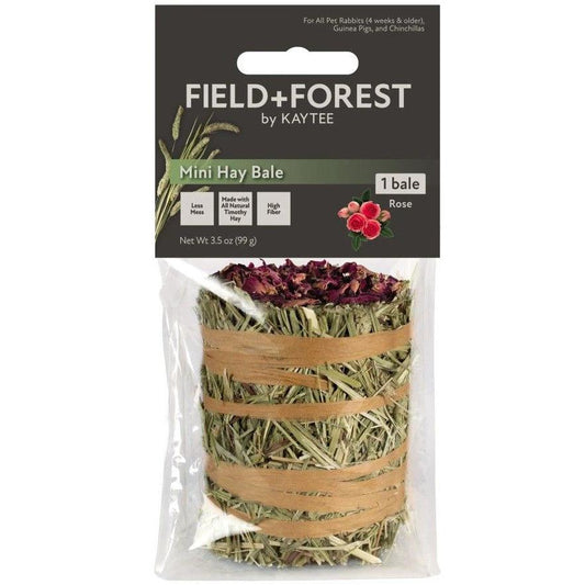 Kaytee Field and Forest Mini Hay Bale Rose-Small Pet-Kaytee-1 count-
