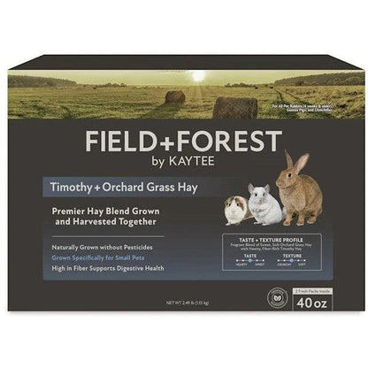 Kaytee Field and Forest Timothy and Orchard Grass Hay Blend-Small Pet-Kaytee-40 oz-