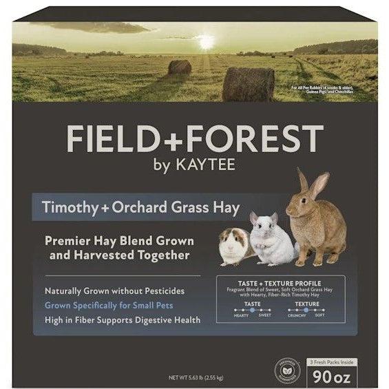 Kaytee Field and Forest Timothy and Orchard Grass Hay Blend-Small Pet-Kaytee-90 oz-