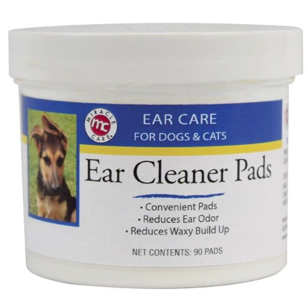 Miracle Care Ear Cleaner Pads for Dogs and Cats-Dog-Miracle Care-90 count-