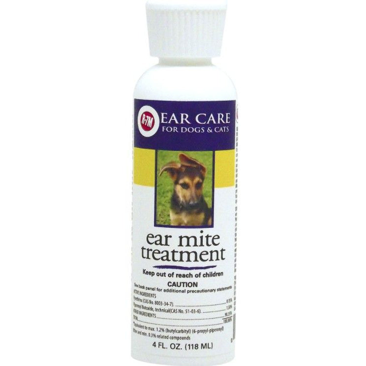 Miracle Care Ear Mite Treatment for Dogs and Cats-Dog-Miracle Care-4 oz-