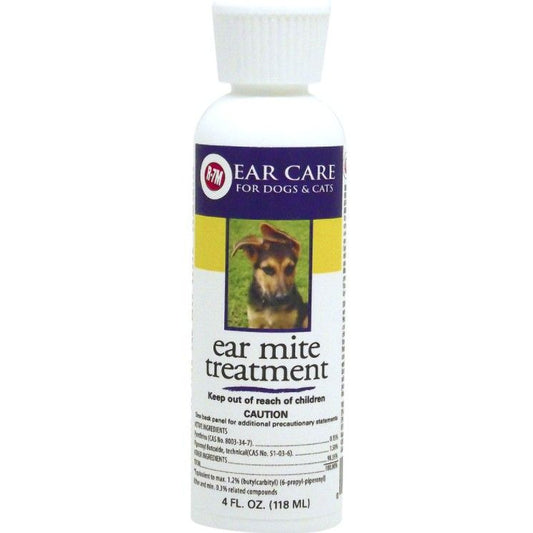 Miracle Care Ear Mite Treatment for Dogs and Cats-Dog-Miracle Care-4 oz-