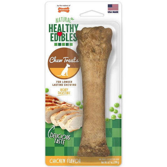 Nylabone Healthy Edibles Chews Chicken Flavor Souper-Dog-Nylabone-1 count-