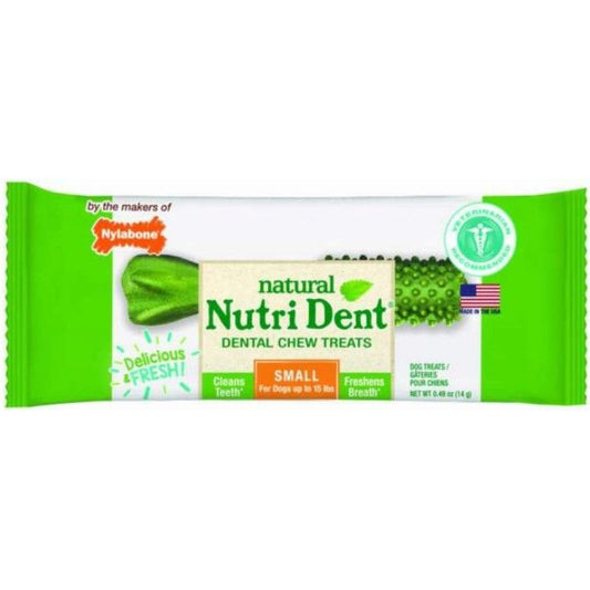 Nylabone Natural Nutri Dent Fresh Breath Limited Ingredients Small Dog Chews-Dog-Nylabone-1 count-