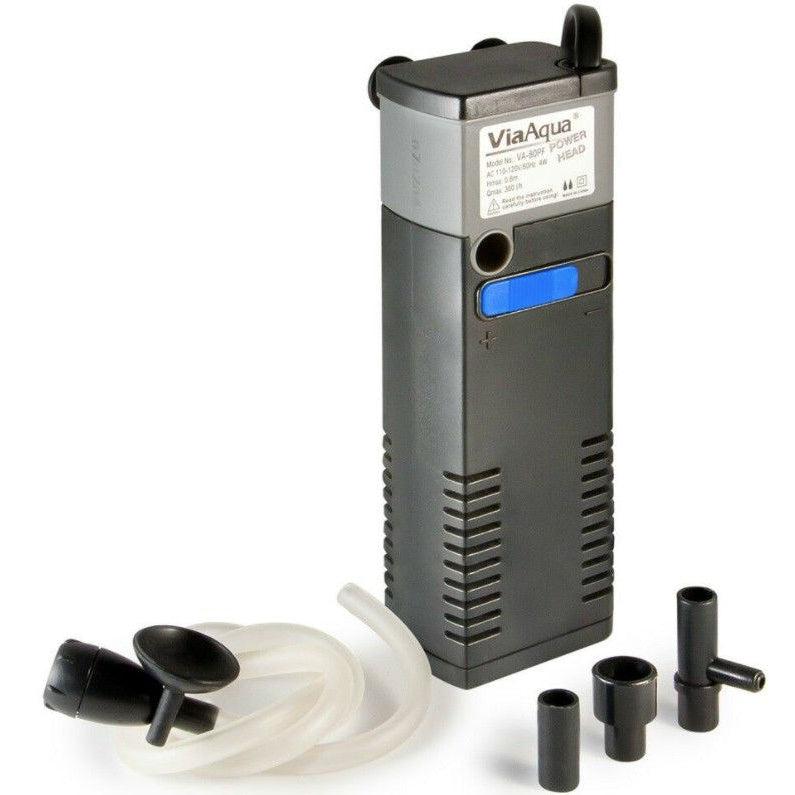 Via Aqua 3 in 1 Internal Power Filter-Fish-Via Aqua-80 GPH-