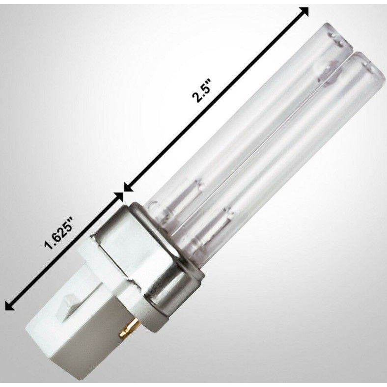 Via Aqua Plug-In UV Compact Quartz Replacement Bulb-Fish-Via Aqua-5 watt-