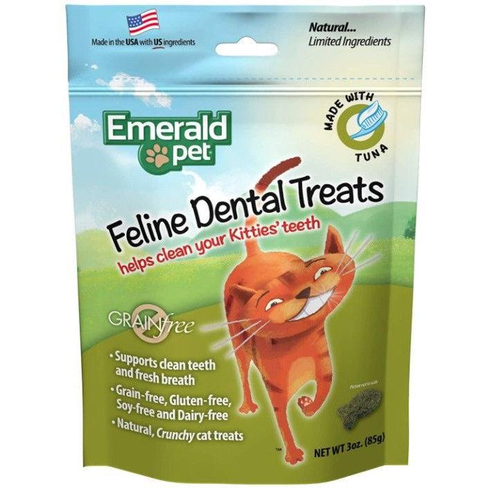 Emerald Pet Feline Dental Treats Tuna Flavor-Cat-Emerald Pet-3 oz-