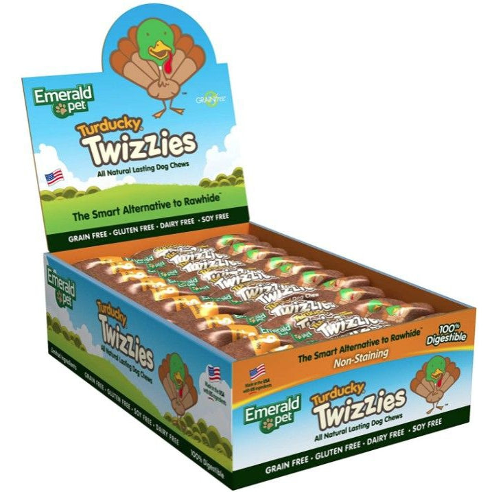 Emerald Pet Turducky Twizzies Natural Dog Chews-Dog-Emerald Pet-30 count-