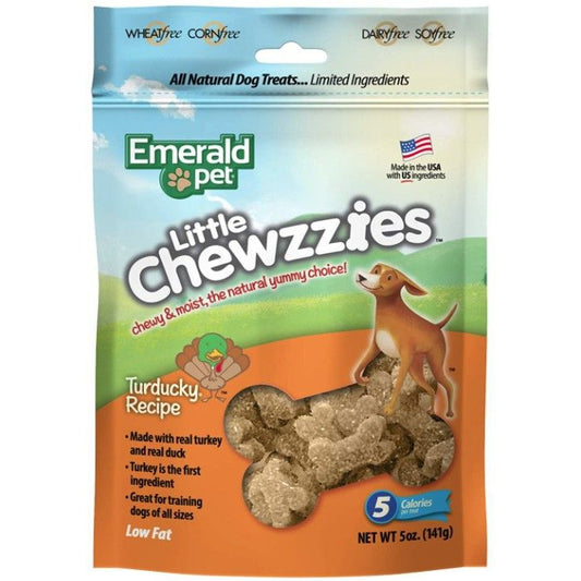 Emerald Pet Little Chewzzies Soft Training Treats Turducky Recipe-Dog-Emerald Pet-5 oz-