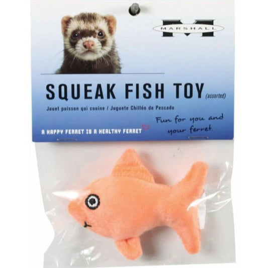 Marshall Squeak Fish Plush Toy for Ferrets-Small Pet-Marshall-1 count-