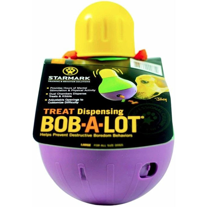 Starmark Bob-A-Lot Treat Dispensing Toy Large-Dog-Starmark-1 count-