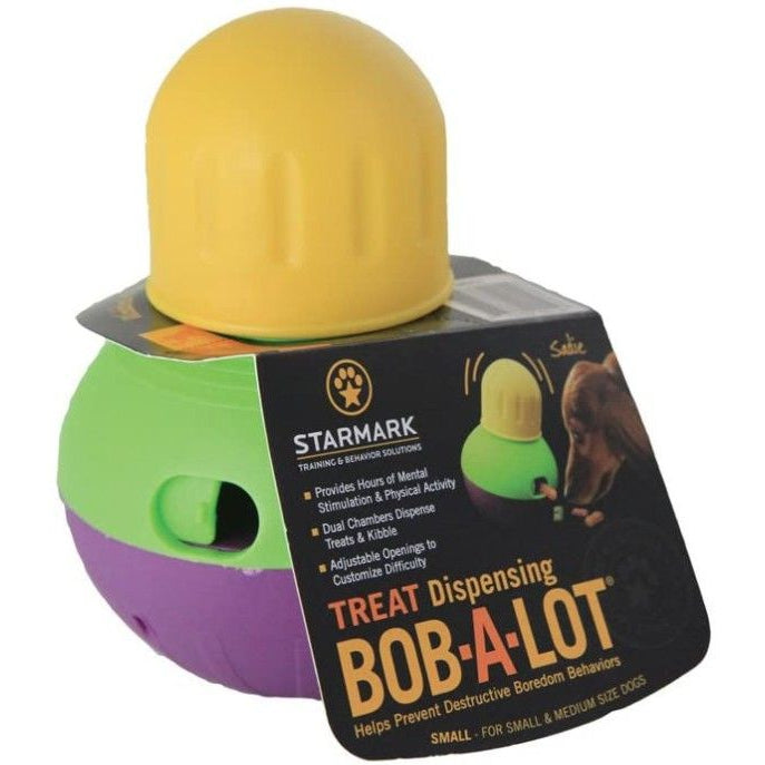 Starmark Bob-A-Lot Treat Dispensing Toy Small-Dog-Starmark-1 count-