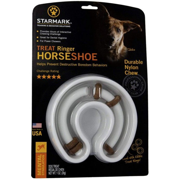 Starmark Horseshoe Ringer Treat Toy-Dog-Starmark-1 count-