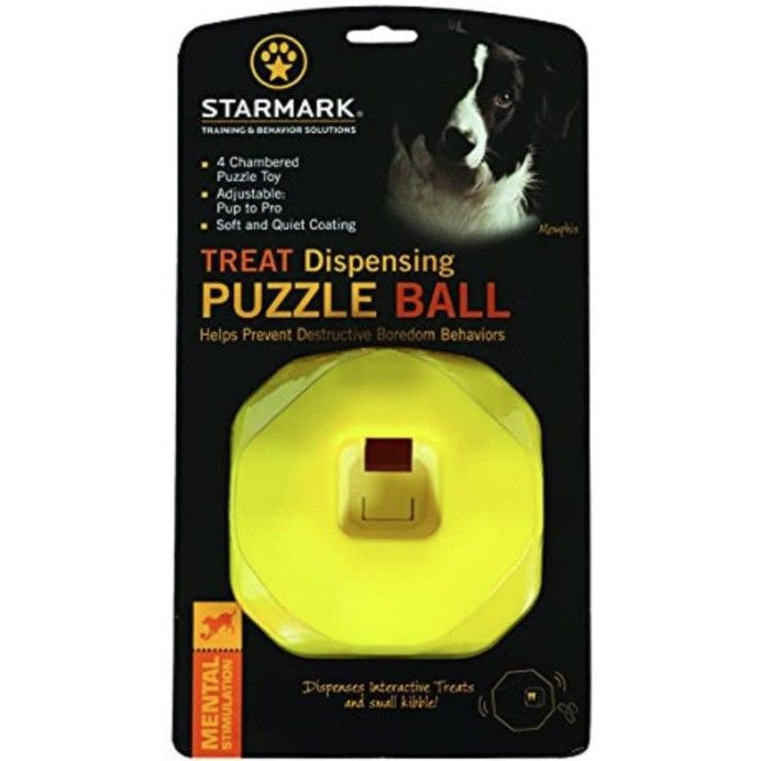 Starmark Treat Dispensing Puzzle Ball-Dog-Starmark-1 count-