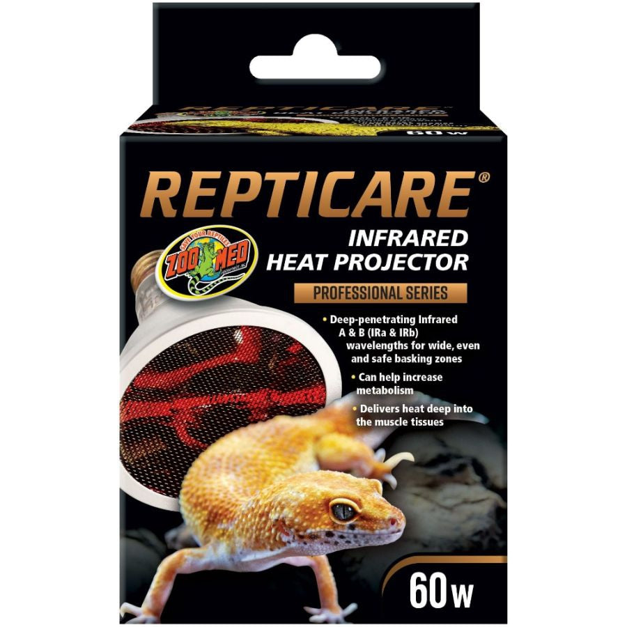 Zoo Med ReptiCare Infrared Heat Projector-Reptile-Zoo Med-60 watt-