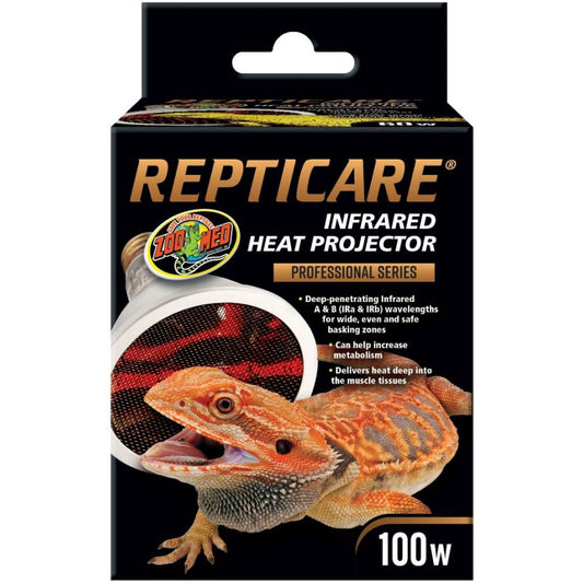 Zoo Med ReptiCare Infrared Heat Projector-Reptile-Zoo Med-100 watt-