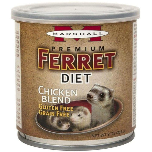 Marshall Premium Ferret Diet Chicken Entr??e-Small Pet-Marshall-9 oz-