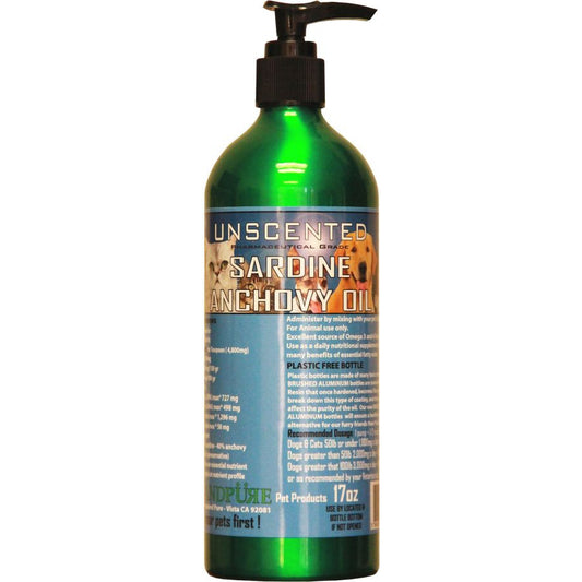 Iceland Pure Sardine & Anchovy Oil-Dog-Iceland Pure Salmon Oil-17 oz-