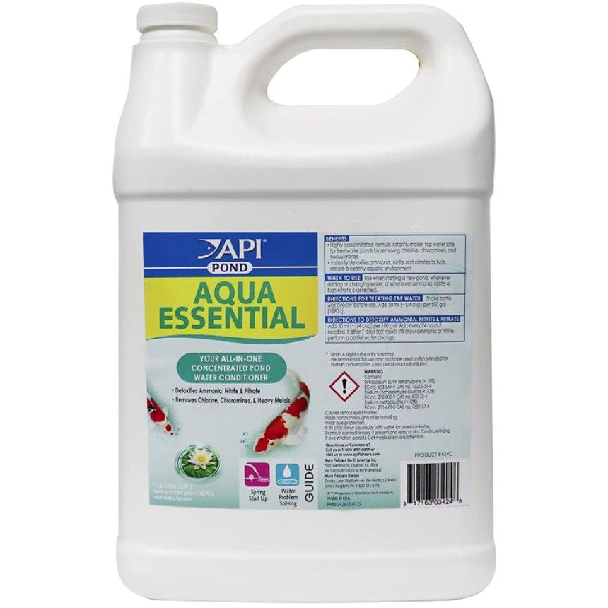 API Pond Aqua Essential Water Conditioner-Fish-API-1 gallon-