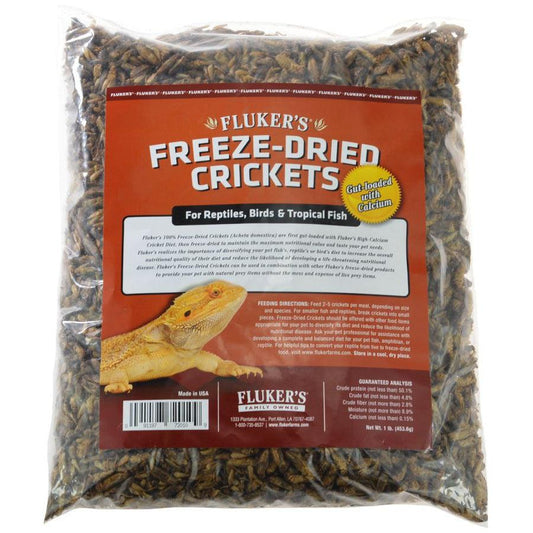 Flukers Freeze-Dried Crickets-Reptile-Flukers-1 lb-