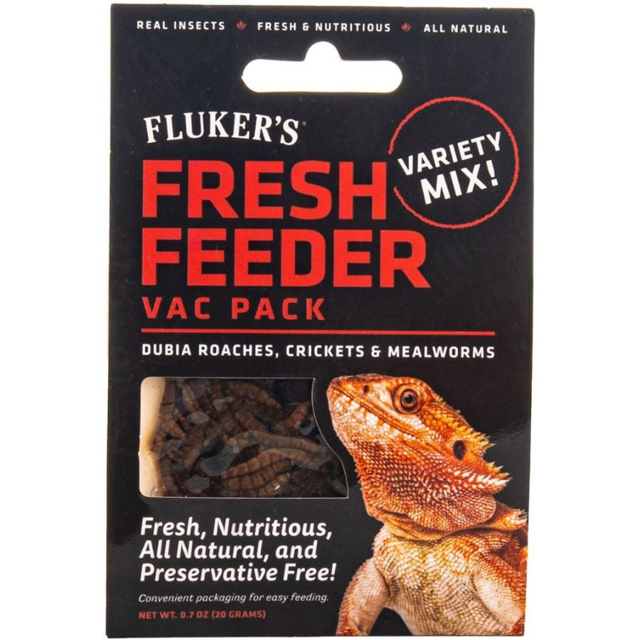 Flukers Variety Mix Fresh Feeder Vac Pack-Reptile-Flukers-0.7 oz-