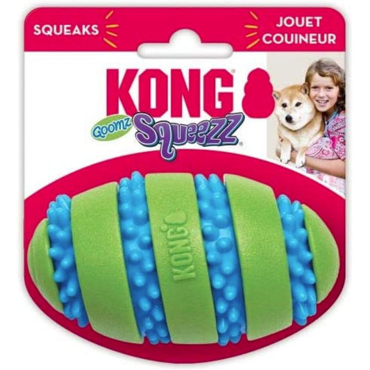 KONG Squeezz Goomz Football-Dog-KONG-Medium - 1 count-