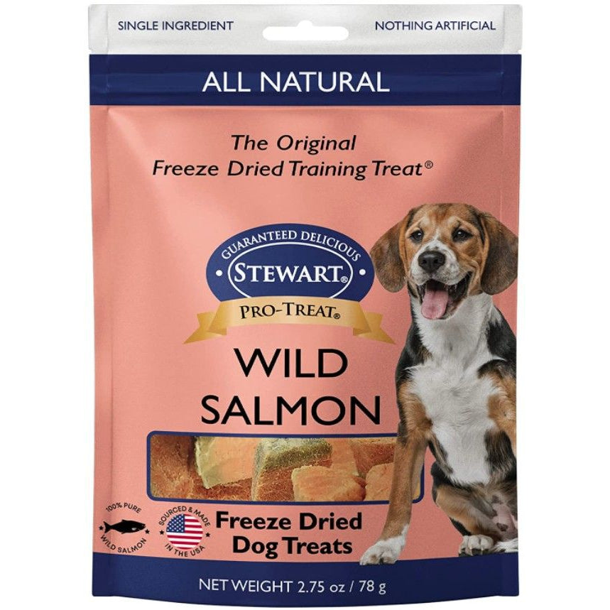 Stewart Freeze Dried Wild Salmon Treats-Dog-Stewart-2.75 oz-