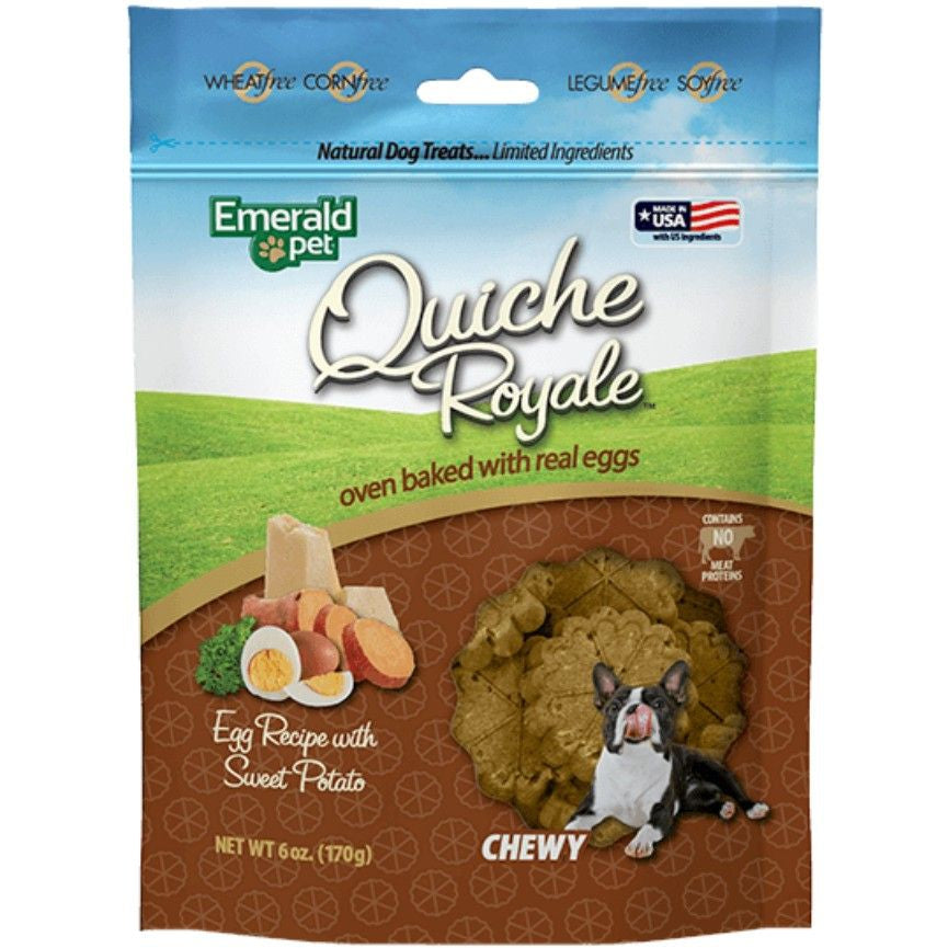 Emerald Pet Quiche Royal Sweet Potato Treat for Dogs-Dog-Emerald Pet-6 oz-
