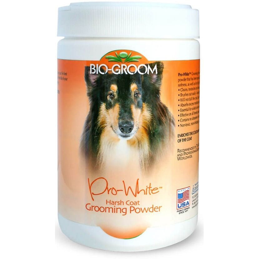 Bio Groom Pro-White Harsh Coat Grooming Powder for Dogs-Dog-Bio-Groom-8 oz-