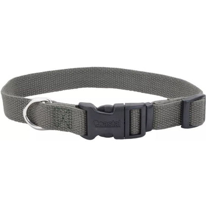 Coastal Pet New Earth Soy Adjustable Dog Collar Forest Green-Dog-Coastal Pet-12-18"L x 3/4"W-