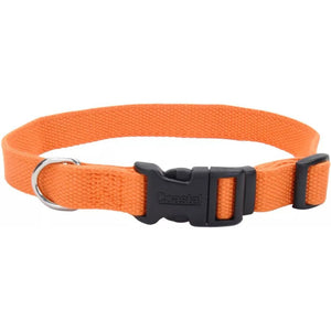 Coastal Pet New Earth Soy Adjustable Dog Collar Pumpkin Orange-Dog-Coastal Pet-12-18"L x 3/4"W-